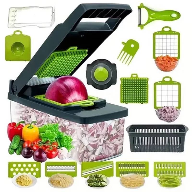 16-in-1 Vegetable Cutter – Multifunctional Kitchen Chopper